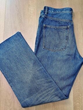 Madewell By Alexa Chung Straight-Leg Women's Jeans in Blue Wash Size 31